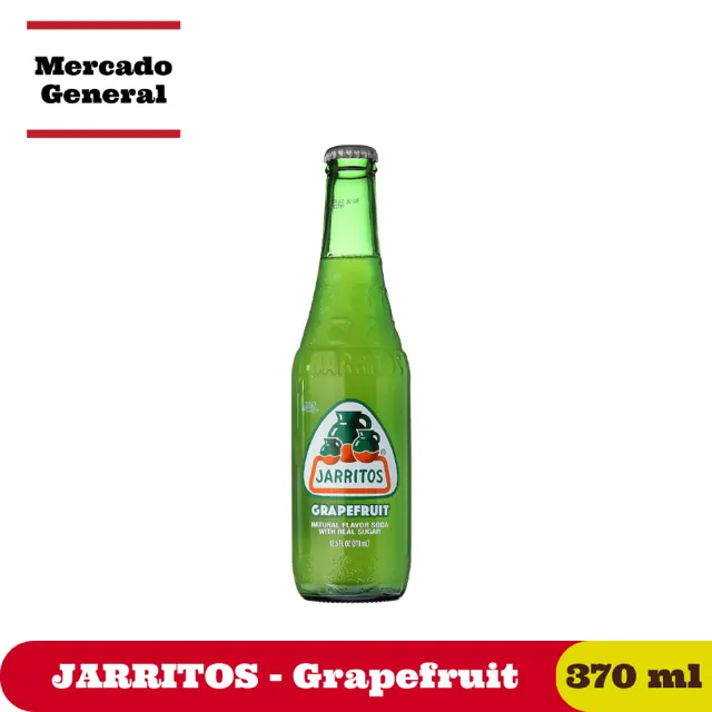 Jarritos 370 ml glass bottle, one of nine flavors