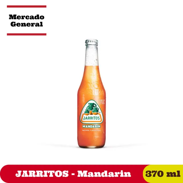 Jarritos Mandarin 370 ml glass bottle — wholesale Indonesia