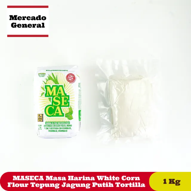 MASECA corn masa flour repacked 1 kg vacuum bag