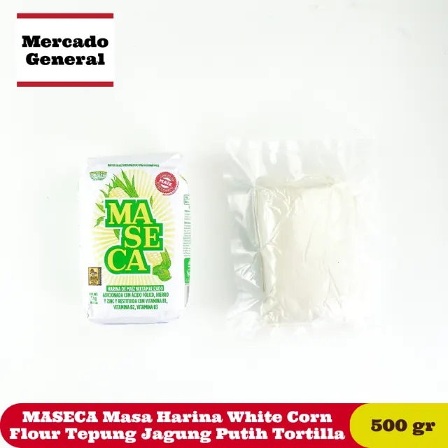 MASECA corn masa flour repacked 500 g vacuum bag